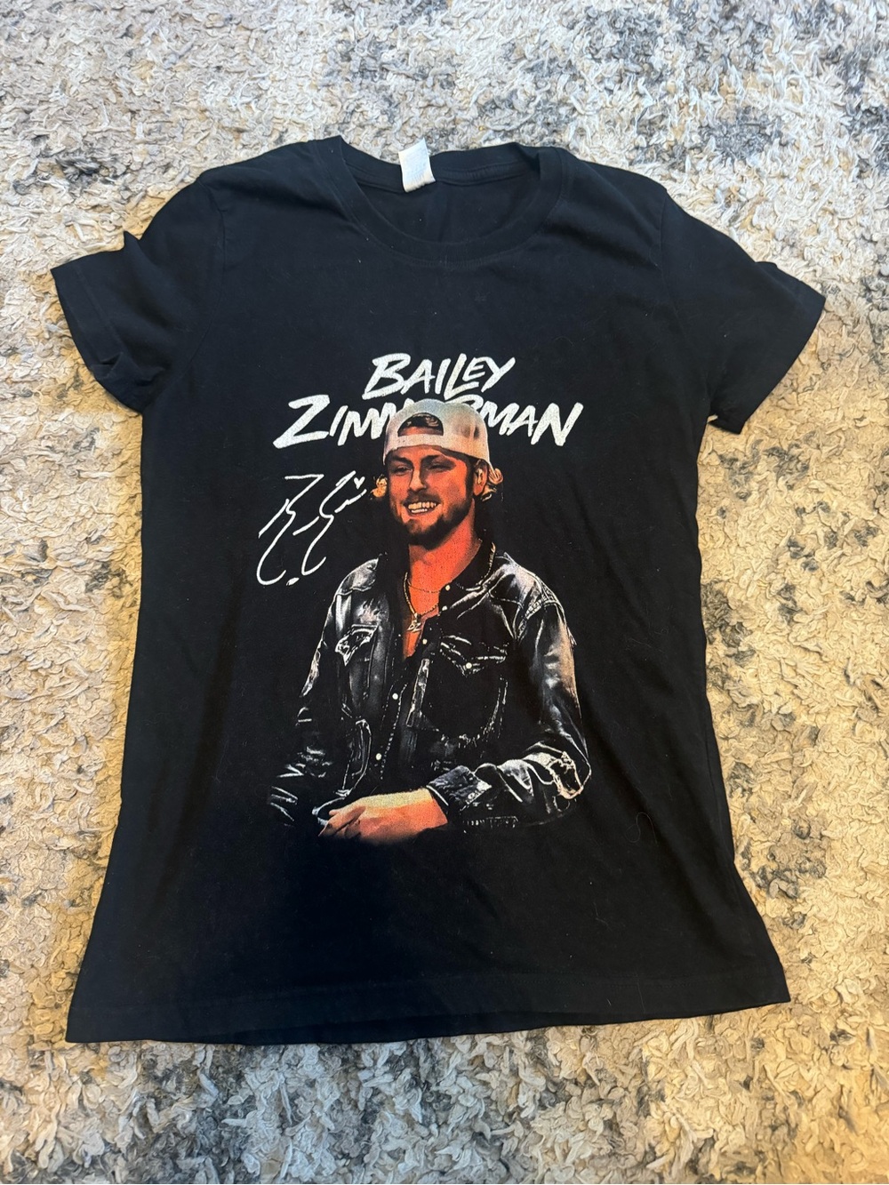 Bailey Zimmerman Black Graphic Tee - Womens  Short Sleeve Shirt